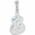 4oz Stainless Steel Acoustic Guitar Shaped Flask